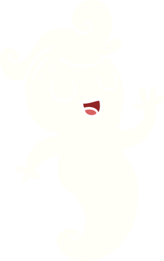 Bir insan tarafından çizilmiş karalama hayaleti.