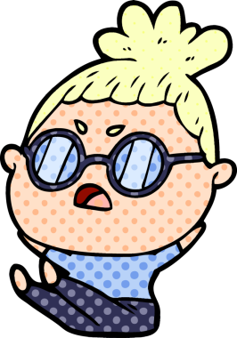 Bir insan tarafından çizilmiş bir karikatür.