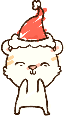 Bir insan tarafından çizilen Kutup Ayısı Tebeşiri