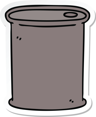 Bir insan tarafından çizilmiş garip bir el çıkartması.