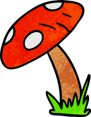 Bir insan tarafından çizilmiş bir kurbağa dışkısının el çizimi karikatürü.