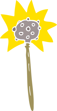 Bir insan tarafından çizilmiş karalama sopası.