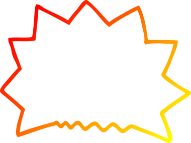 Bir insan tarafından çizilen Büyük Patlama çizgi filminin sıcak çizgi çizimi