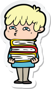 Bir insan tarafından çizilmiş garip bir adamın çıkartması.