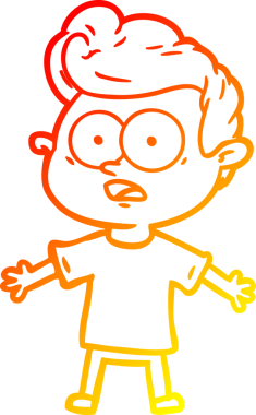 İnsan tarafından çizilmiş bir çizgi film karakteri.