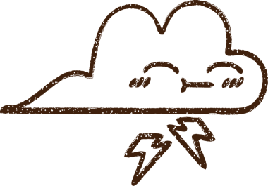 Fırtına Bulutu Kömürü Bir insan tarafından çizilmiş