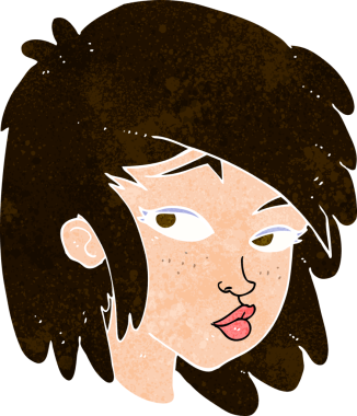 Karikatür meraklısı bir kadın tarafından çizilmiş