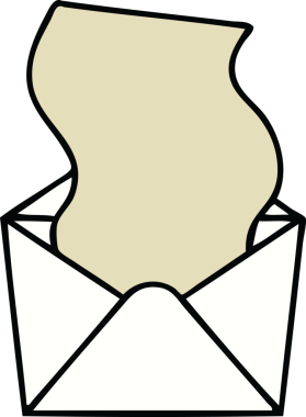 Bir insan tarafından çizilmiş garip bir karikatür dolar.