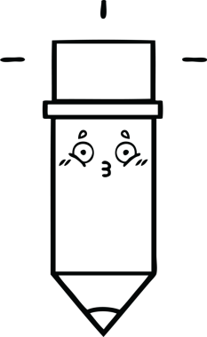 Bir insan tarafından çizilmiş bir kalem çizimi