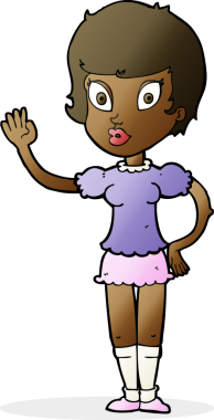 Bir insan tarafından çizilmiş güzel bir kız.