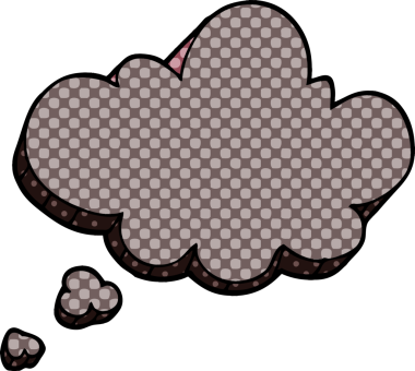 bir insan tarafından çizilmiş karalama ifade kabarcığı