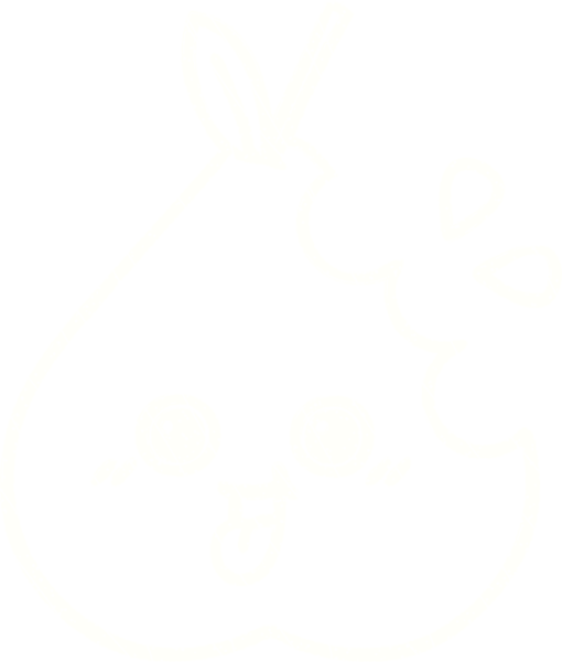 Bir insan tarafından çizilen Armut Tebeşiri