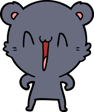 Bir insan tarafından çizilmiş bir çizgi film karakteri.