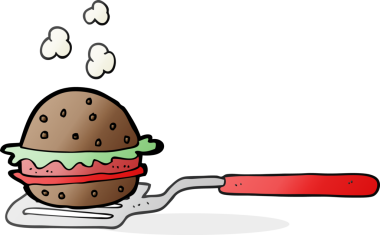 Bir insan tarafından çizilmiş serbest çizim spatulası.