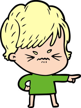 Bir insan tarafından çizilmiş, hayal kırıklığına uğramış bir kadın.