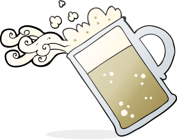 Bir insan tarafından çizilmiş serbest çizim bira.