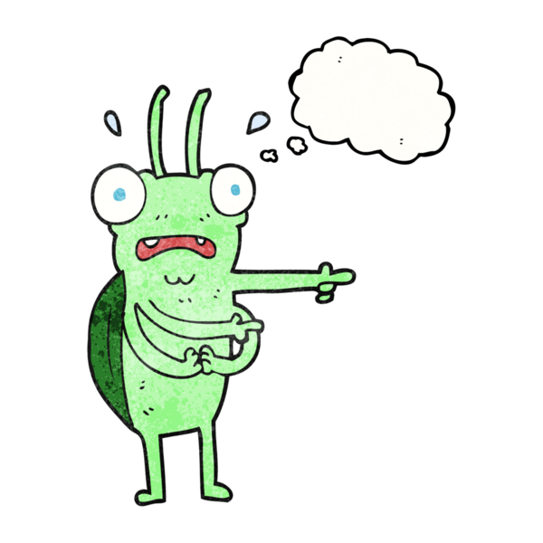 Bir insan tarafından çizilmiş serbest çizim düşünce kabarcığı desenli çizgi film hatası