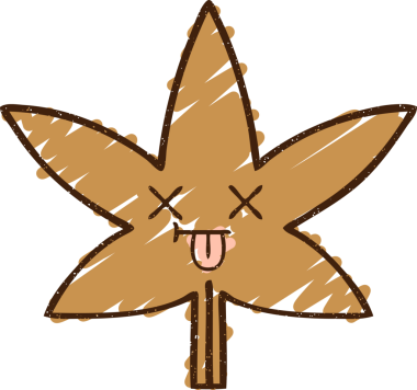 Bir insan tarafından çizilmiş Eski Yaprak Tebeşiri