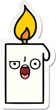 Bir insan tarafından çizilmiş şirin bir çizgi filmin çıkartması.