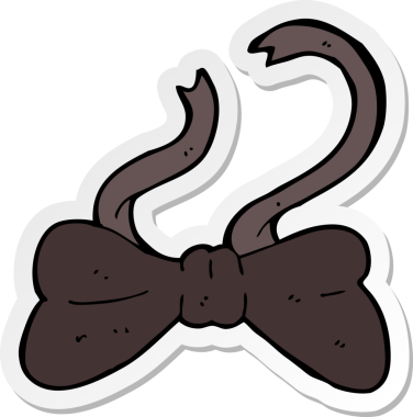 Bir insan tarafından çizilmiş karikatür yayı.