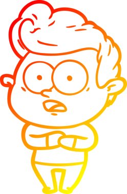 İnsan tarafından çizilmiş bir çizgi film karakteri.