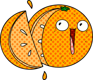 Bir insan tarafından çizilmiş çılgın bir çizgi film.