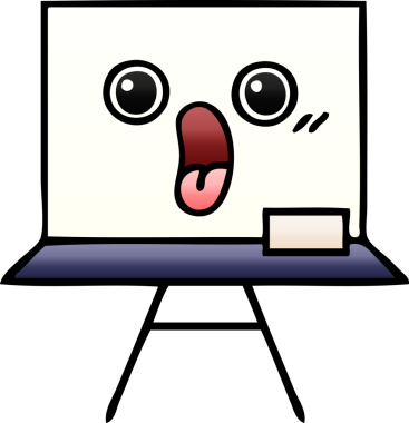 Bir insan tarafından çizilmiş beyaz bir karikatür.