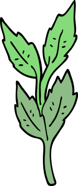 Bir insan tarafından çizilmiş karalama yaprakları.