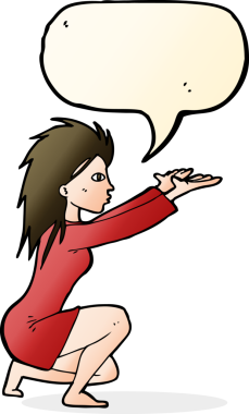 bir insan tarafından çizilmiş konuşma baloncuğu ile çizgi film büyüsü