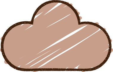 Bir insan tarafından çizilen Bulut Tebeşiri