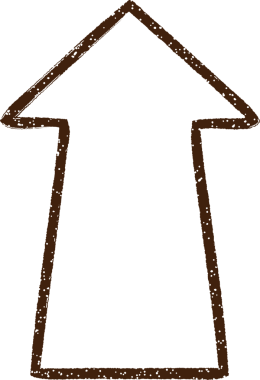 Bir insan tarafından çizilen ok karakalem çizimi