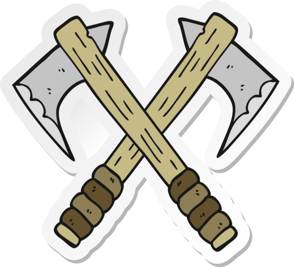 Bir insan tarafından çizilmiş bir karikatür etiketi.