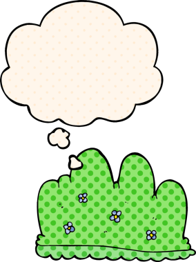 Çizgi roman tarzında bir insan tarafından çizilmiş düşünce baloncuklu çit