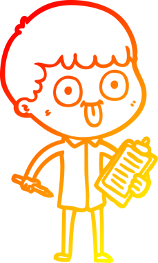 Bir insan tarafından çizilmiş çizgi film karakteri.