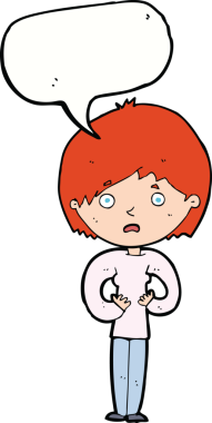 Çizgi filmdeki kadın 