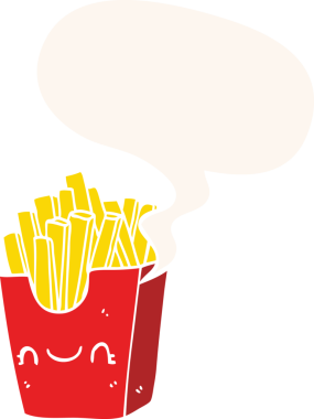 Bir insan tarafından çizilmiş konuşma baloncuğuyla kutuda kızaran çizgi film.