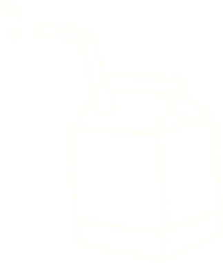 Bir insan tarafından çizilmiş süt karton tebeşir çizimi