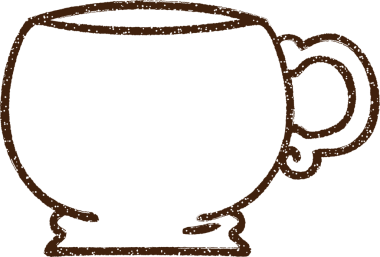 Bir insan tarafından çizilmiş kupa kömürü