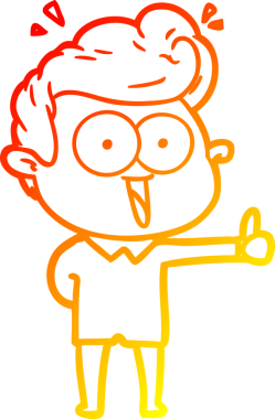 İnsan tarafından çizilmiş bir çizgi film karakteri.