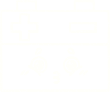 Bir insan tarafından çizilmiş pil tebeşiri.