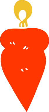 bir insan tarafından çizilmiş karalama ağacı süslemesi