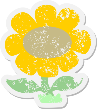 Bir insan tarafından çizilmiş büyüyen grunge etiketi.