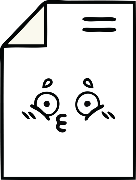 Bir insan tarafından çizilmiş bir kağıt karikatürü.