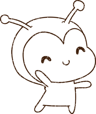 Bir insan tarafından çizilmiş Sevimli Uzaylı Kömürü