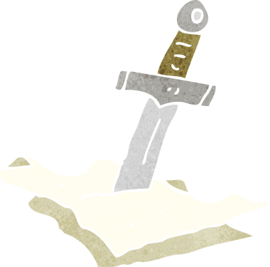 Bir insan tarafından çizilmiş haritalarda hançer.