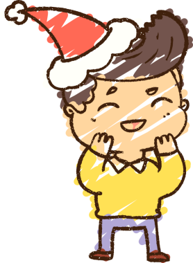 Bir insan tarafından çizilen Noel Adam Tebeşiri