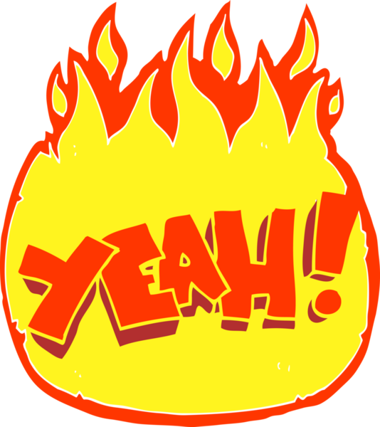 Evet! Bir insan tarafından çizilmiş düz renk çizimi