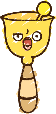 Bir insan tarafından çizilmiş çan tebeşiri