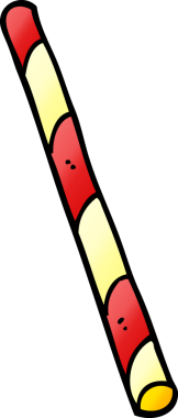 Bir insan tarafından çizilmiş karalama çizgili kamış.