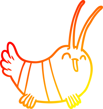 Bir insan tarafından çizilmiş bir kerevitin sıcak çizgi çizimi